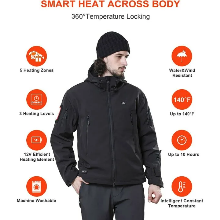 Heated Jacket with Battery Pack - Winter Essential