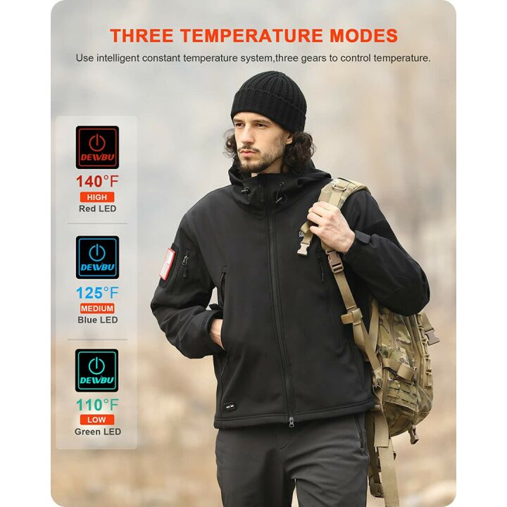 Heated Jacket with Battery Pack - Winter Essential