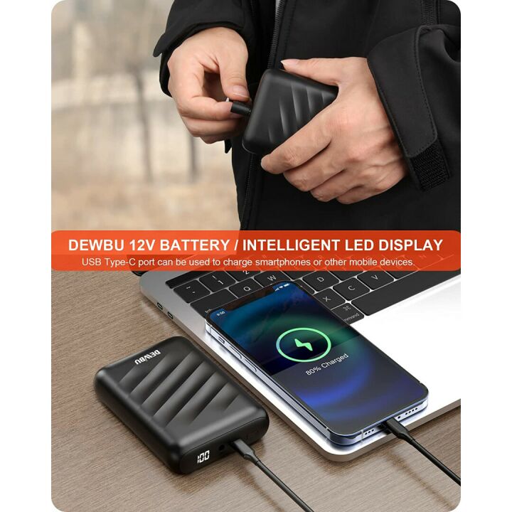 Heated Jacket with Battery Pack - Winter Essential