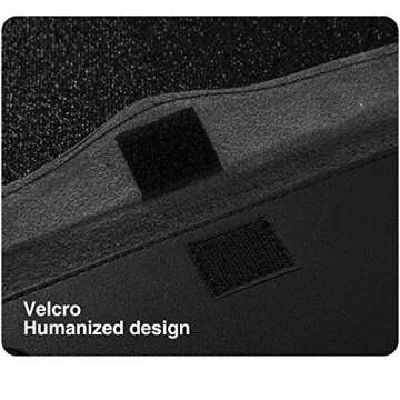 ChuLian Bling Bling Car Visor Tissue Holder Leather Crystals Paper Towel Cover Case & Glitter Sunglasses Clip for Women Black Diamond