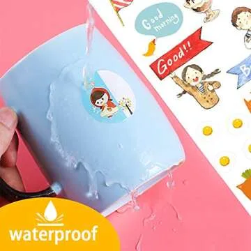 Lazydrop Printable Vinyl Sticker Paper - Waterproof & Quick-Dry