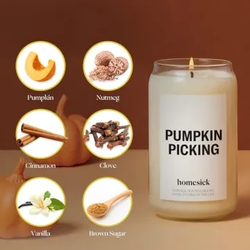Homesick Pumpkin Picking Candle for Cozy Autumn Vibes
