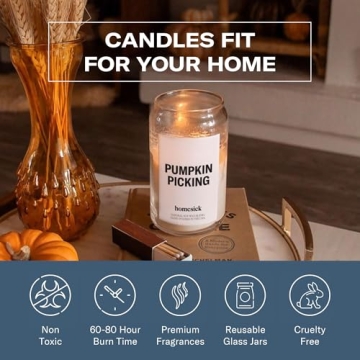 Homesick Pumpkin Picking Candle for Cozy Autumn Vibes