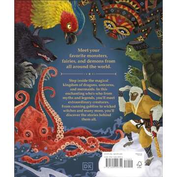 The Book of Mythical Beasts and Magical Creatures (Mysteries, Magic and Myth) - A Journey Through Fa...