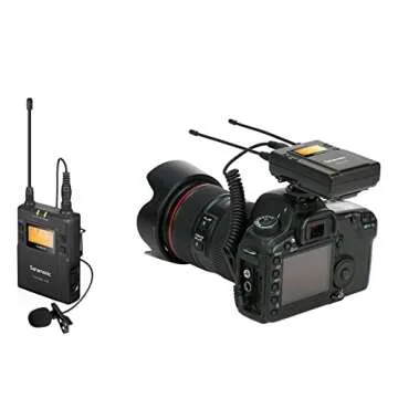 Saramonic UwMIC9 96-Channel Digital UHF Wireless Lavalier Microphone System, Includes RX9 Portable Receiver, TX9 Bodypack Transmitter