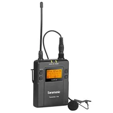 Saramonic UwMIC9 96-Channel Digital UHF Wireless Lavalier Microphone System, Includes RX9 Portable Receiver, TX9 Bodypack Transmitter