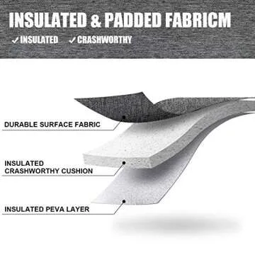 Stylish 3 Bottle Insulated Wine Tote Carrier Bag