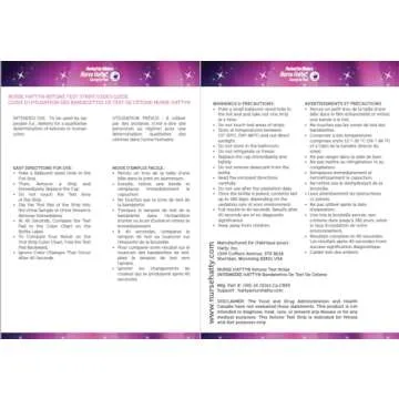 Nurse Hatty - 150 Ketone Test Strips w Built-in Color Chart – Free Keto Guide eBook & Free App - Made-in-The-USA - Urine Test for Ketogenic, Ketosis, Low Carb, Atkins & Paleo Diets - Extra Long Strips