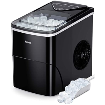 Silonn Ice Maker & Brita Bottle - Fast, Eco-Friendly Ice