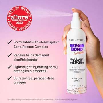 Marc Anthony Leave-In Conditioner Repairs & Strengthens Hair