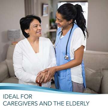 TidyCare Bedside Commode Liners for Portable Toilet Chair Bucket and Bedpan | Value Pack of 48 Disposable Waste Bags for Adults in Medical Care | Universal Fit Portable Toilet Liners