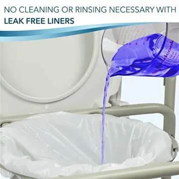 TidyCare Bedside Commode Liners - 48 Disposable Bags