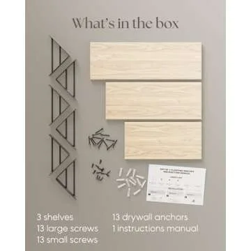 BAYKA Wall Shelves - Stylish Floating Storage Solution