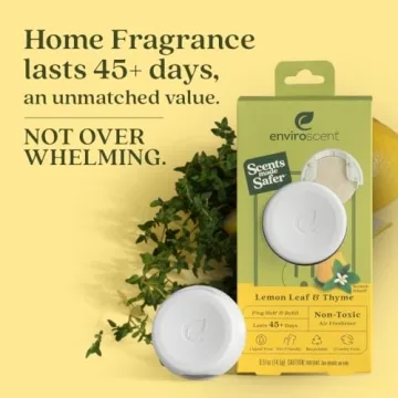 Non Toxic Lemon Leaf & Thyme Plug-in Air Freshener - 45+ Days