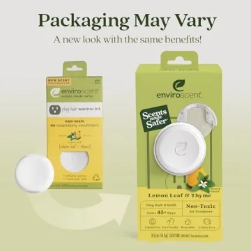 Non Toxic Lemon Leaf & Thyme Plug-in Air Freshener - 45+ Days