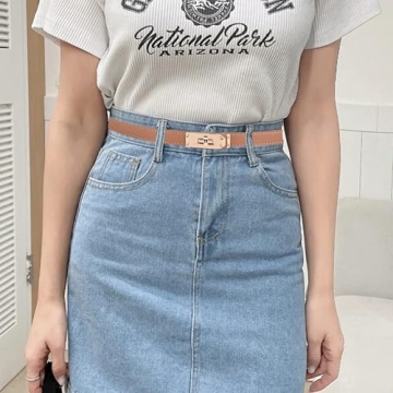 FENLDY Adjustable Thin Belt for Women - Elegant and Versatile