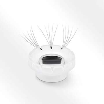 Mulutoo 400 Pcs Eyelashes Extension Volume Lashes Fan Blossom Cups,Quick Blossom Cup,Glue Holder and Lash Organizer Tool,for Eyelash Grafting, Nail Art, Quick Volume Lash