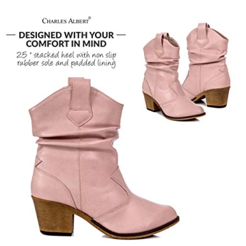 Comfortable Charles Albert Cowboy Boots for Fashion-Forward Women