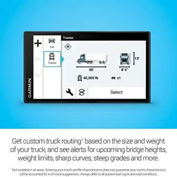 Garmin dēzl™ OTR610 GPS Truck Navigator for Precision Navigation