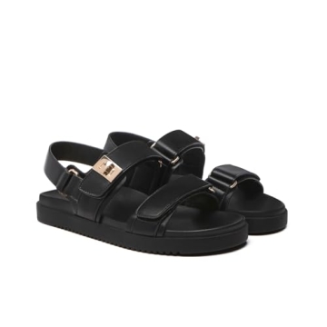 Rihero Women's Flat Sandals Comfort Adjustable Velcro Style