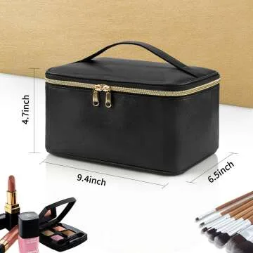 OCHEAL Portable Makeup Bag for Travel - Large Capacity