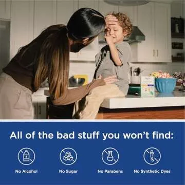 Hyland's Kids Cold and Cough, Nighttime Cough Syrup Medicine for Kids Ages 2 and up, Decongestant, Sore Throat relief and Sleeplessness, Relief of Common Cold Symptoms, 4 Fl Oz