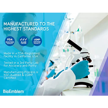 BioEmblem Triple Magnesium Complex | 300mg of Magnesium Glycinate, Malate, & Citrate for Muscles, Nerves, & Energy | High Absorption | Vegan, Non-GMO | 90 Capsules