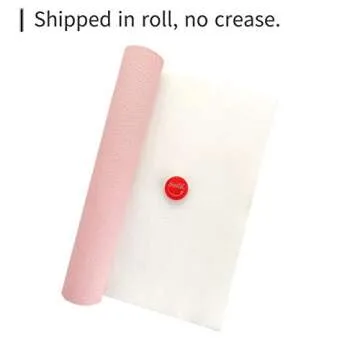 AOUXSEEM Pink Faux Leather Roll for DIY Crafting 11.8"x52"