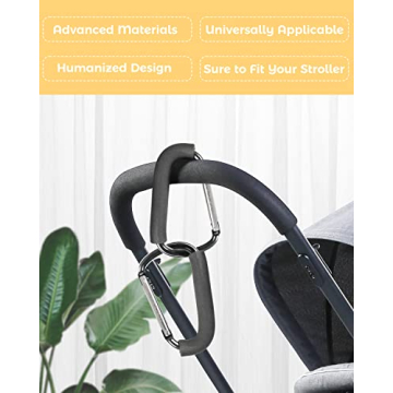 Stroller Hooks for Hands-Free Shopping and Convenience