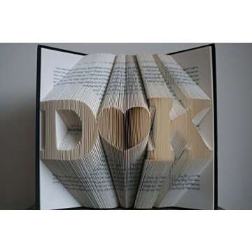 Custom Folded Book Art | Unique Personalized Anniversary Gift for Him or Her