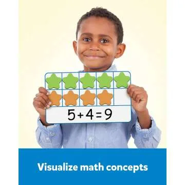 Magnetic Ten-Frame Set for Montessori Math Learning