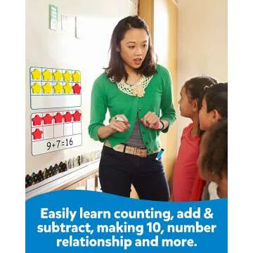 Magnetic Ten-Frame Set for Montessori Math Learning
