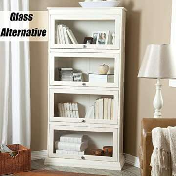 3 Pieces Acrylic Sheet/Plexiglass Panel 12" x 24" x 1/8" Thick Cast, Pinziren 3mm Clear Plexi Glass Plastic Board for Craft Projects, Wedding Blank, Cut to Sign, Business Signage..12x24