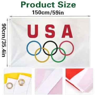 Vivid 3x5 USA Flag for Parties and Decor