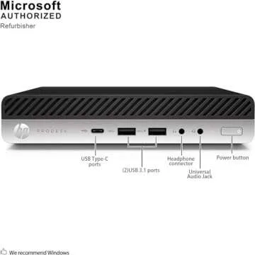 HP ProDesk 600 G3 Mini PC with i5, 16GB RAM & 1TB SSD