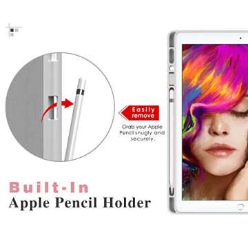 MoKo iPad Pro 12.9 Slim Lightweight Case with Pencil Holder