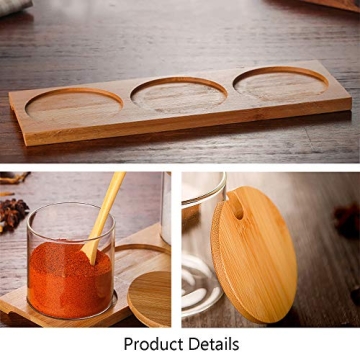 Stylish FANTESTICRYAN 3 PCS Condiment Canister Set