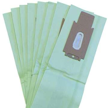 DVC Green Double Wall Type CC Compatible With Oreck XL Upright Vacuum Cleaner Bags (Pack of 8)