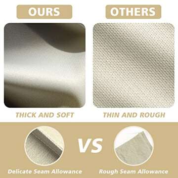 Seliem Winter Pine Cones Branches Table Runner, Pine Needles Tabletop Scarf Home Kitchen Green Black...