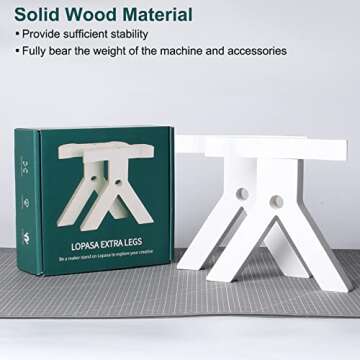 LOPASA Stand Legs for Cricut Maker 3 - Space Saver