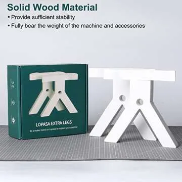 LOPASA Stand Legs for Cricut Maker 3 - Space Saver
