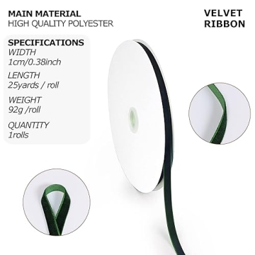 Luxury Velvet Ribbon for Gift Wrapping and Crafts