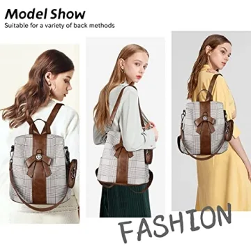 Stylish Anti-Theft Backpack Purse - ZOCAI