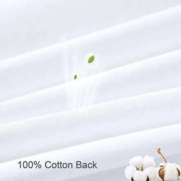 YINFUNG Textured Duvet Cover Tufted 100% Cotton Clipped Dot White Boho King Shabby Chic Pom Jacquard Geo Elegant Pretty Cute Duvet Cover Set 104x90 Diamond Bohemian Bedding Set Zip