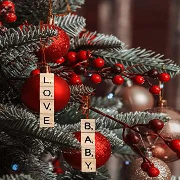 200 Wooden Blank Letter Tiles for Creative DIY Crafting