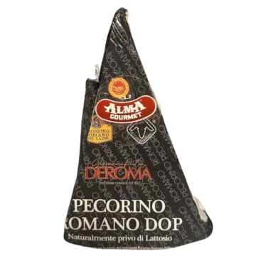 Premium Italian Pecorino Romano Cheese D.O.P. - 2lb to 2.5lb