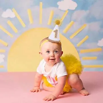 WAOUH Boho Sunshine Hat For 1st Birthday - First Birthday Party Decor For Baby Show，Cone cap For Handmade，birthday Crown Cap For Baby Girls/boys