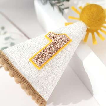 WAOUH Boho Sunshine Hat For 1st Birthday - First Birthday Party Decor For Baby Show，Cone cap For Handmade，birthday Crown Cap For Baby Girls/boys