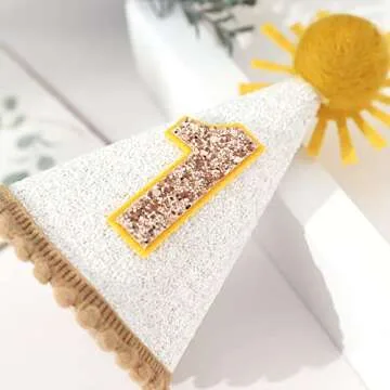 WAOUH Boho Sunshine Hat For 1st Birthday - First Birthday Party Decor For Baby Show，Cone cap For Handmade，birthday Crown Cap For Baby Girls/boys