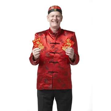 ELLZK Chinese Red Envelopes Lucky Money Envelopes 2025 Chinese New Year Snake Year Envelope Small (6 Patterns 36 Pcs) Gold Foil